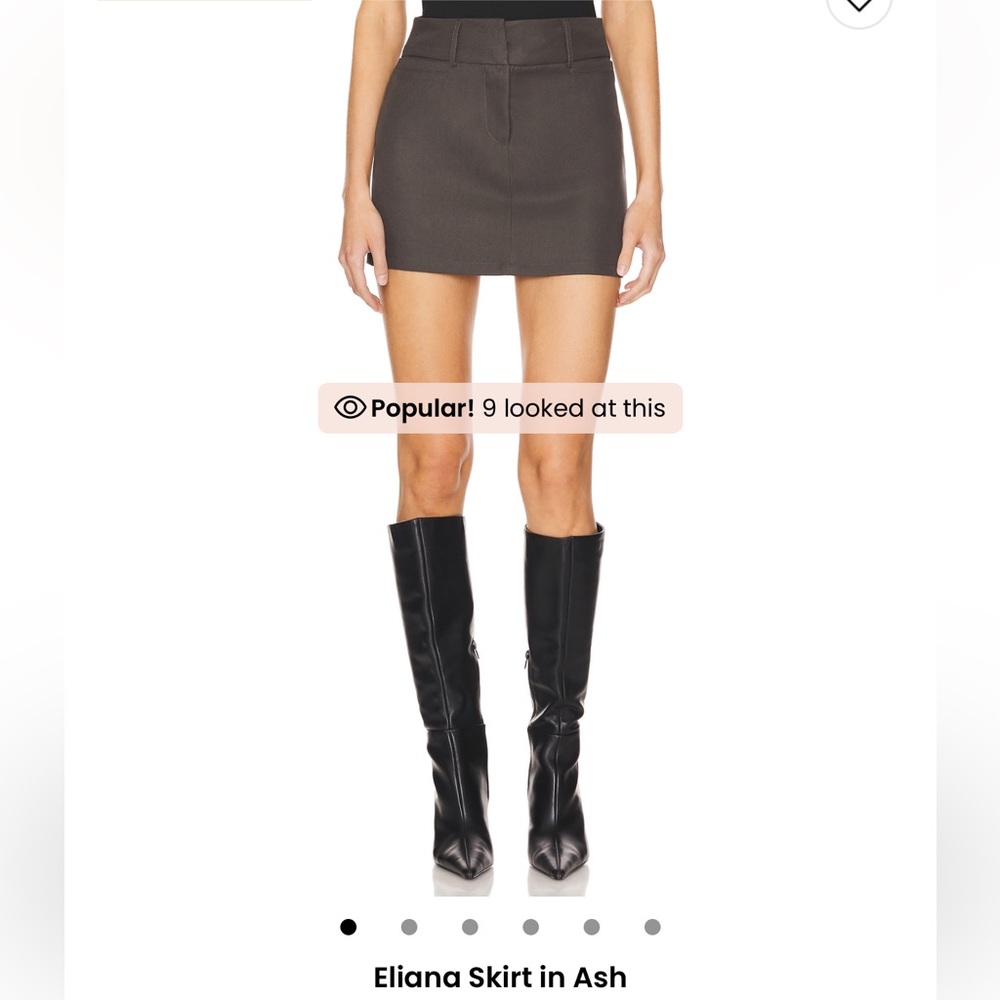 All The Ways Grey Eliana Mini Skirt